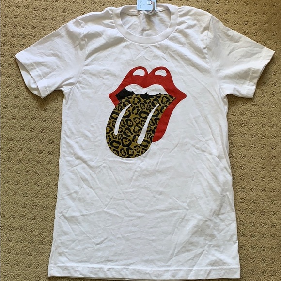 NWT Rolling Stones Leopard Tee - Picture 2 of 3